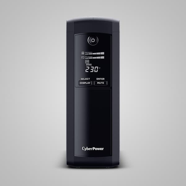CyberPower VP1600ELCD-FR UPS, 1,6 kVA, Sort