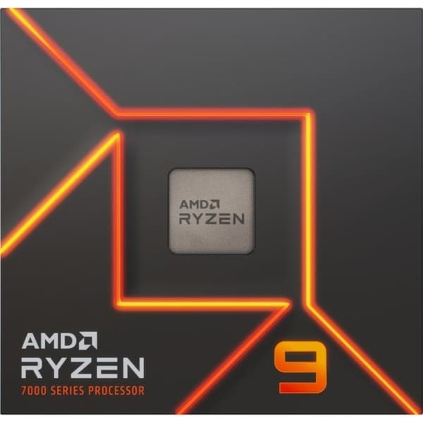 AMD Ryzen 9 7900X-processor, 12 kerner, 5,6 GHz, sokkel AM5