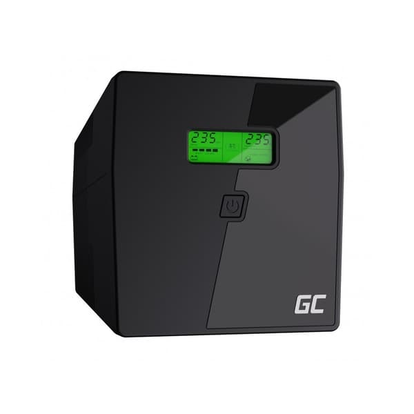 Green Cell UPS03 1000VA 600W sort nødstrømsforsyning