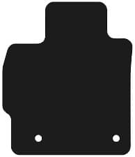 Polyamid førermåtte til Mazda CX-7 SUV 2006-2009 gumieret førermåtte