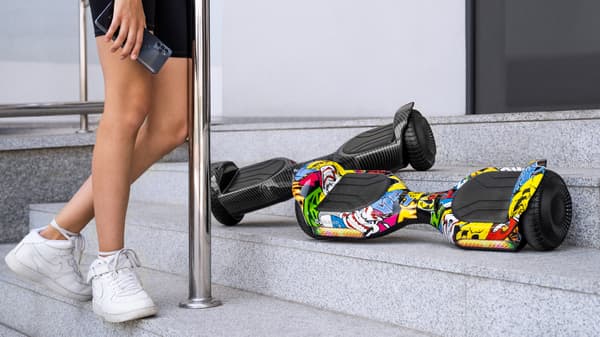 Elbräda Hoverboard 6,5" LED Rebel för barn och vuxna