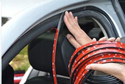Tætningsbånd 5m Tætning B til bildøre Elastisk tætning