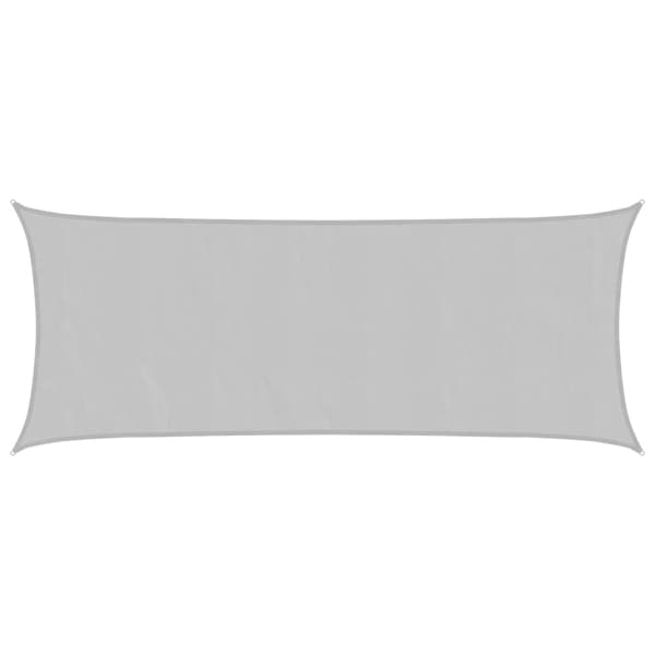 vidaXL Skuggsegel ljusgrått 5x2 m 100 % polyester