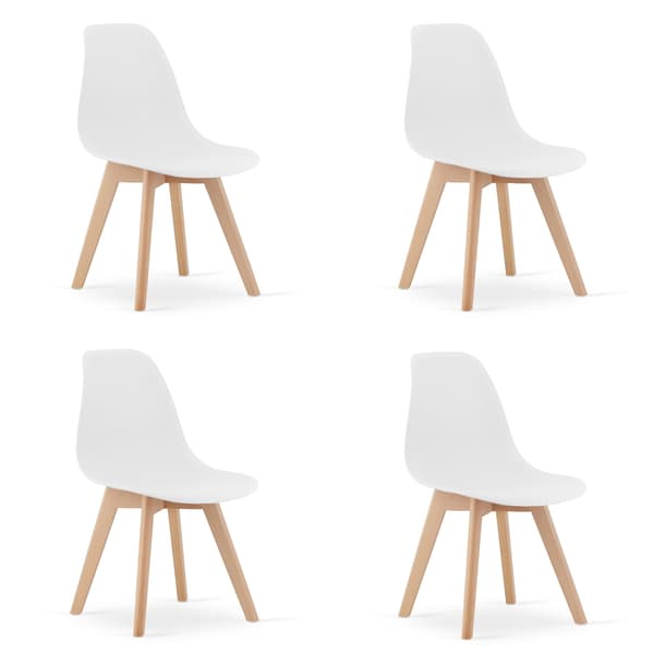 KITO stol - hvid x 4