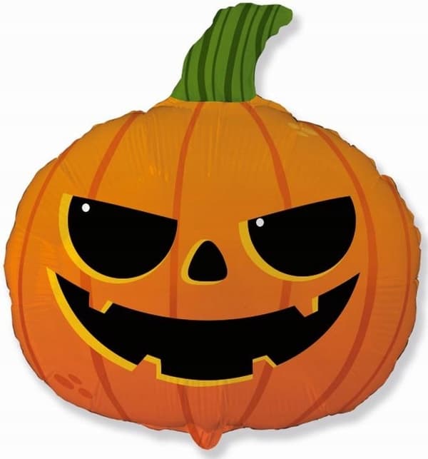 HALLOWEEN Sæt Standramme Søjle + Balloner Sort Orange Græskar