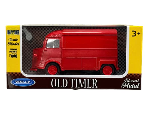 Welly OLD timer Citroen Typ H röd 1:34 43758