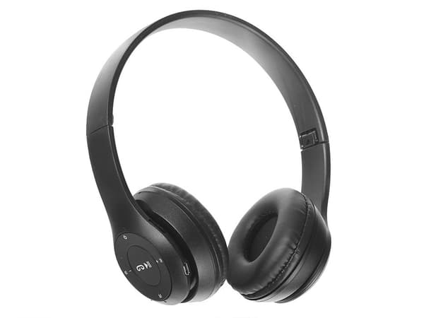 HÖRLURAR BLUETOOTH P47 SVART (100) GAB_A