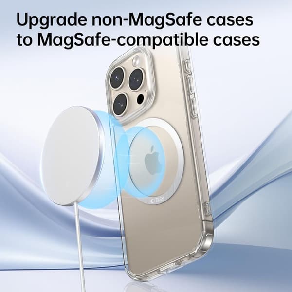 TECH-PROTECT MMP-110 2-i-1 magnetisk MAGSAFE-ring sølv & sølv