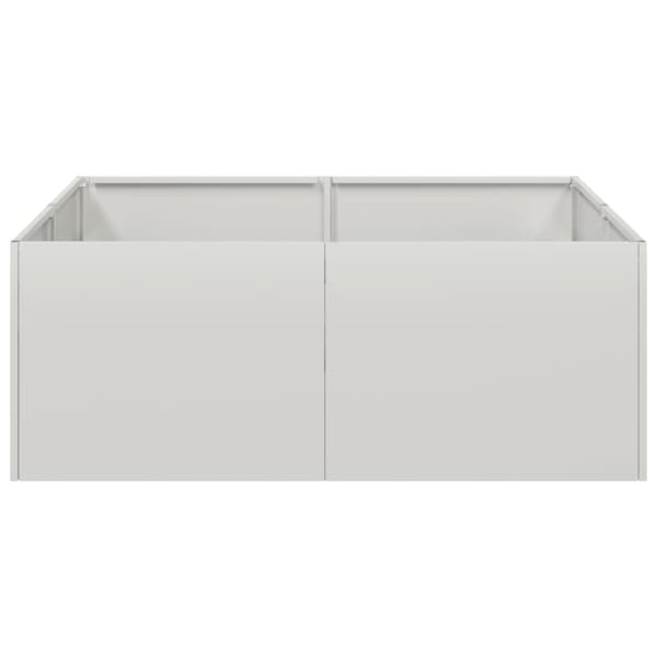 vidaXL urtepotte 80x80x30 cm rustfrit stål