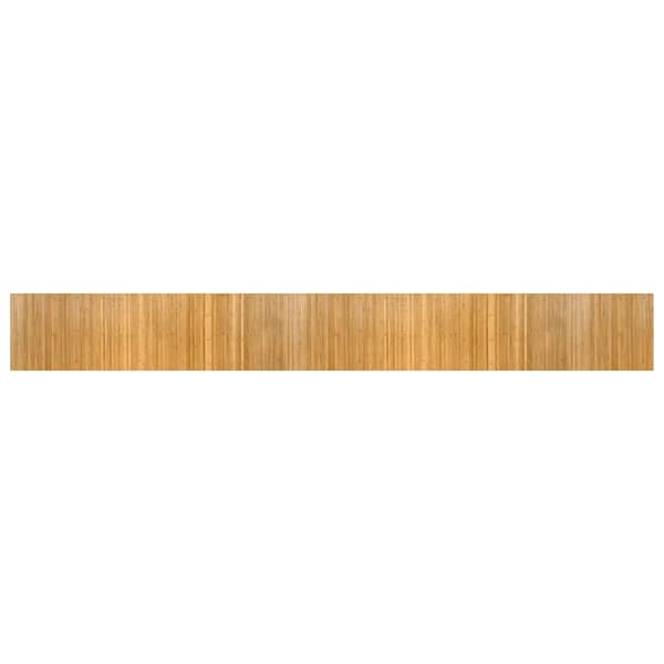 vidaXL Suorakulmainen matto, Luonnonvärinen, 60x500 cm, Bambu