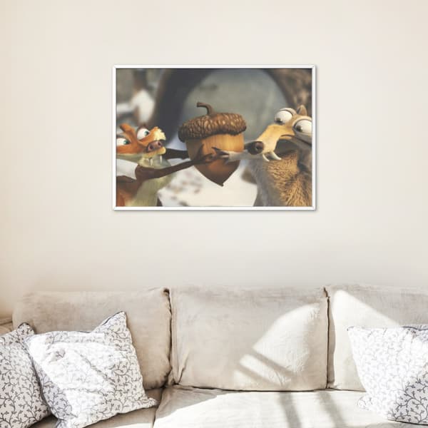 Maleri efter tal Med ramme Ice Age Scratch and Scratte 50x40 cm