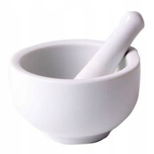 Køkkenmorter i porcelæn med støder