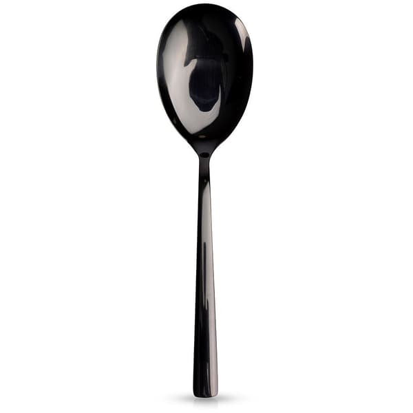 Sort stål salatske BLACK 25 cm