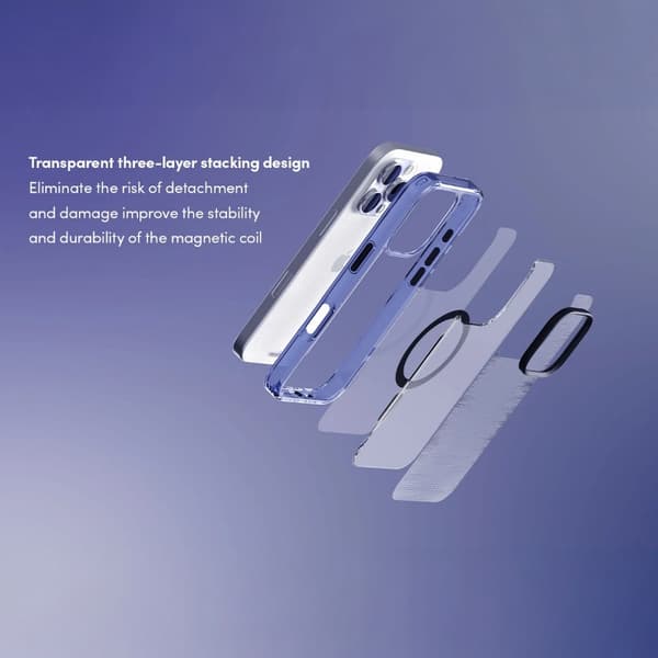 Moshi iGlaze MagSafe - iPhone 16 Pro Max cover (dusk indigo)
