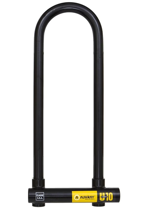 AUVRAY U-LOCK U-FORCE 10-spänne - 95 x 330 mm, stiftdiameter 18 mm (SRA-klass)