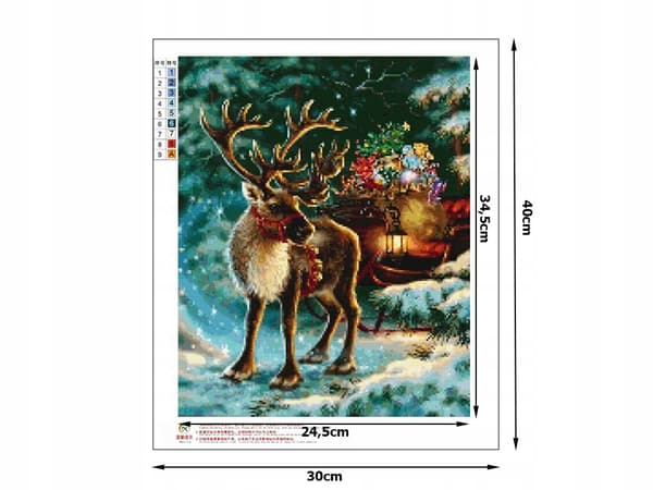 DIAMANTBRODERI RENSDYR (100) GAB_A