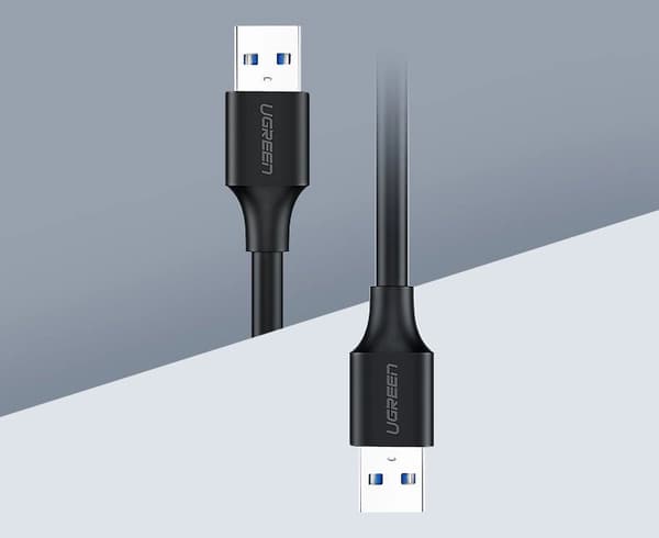 Ugreen USB 2.0 (han) - USB 2.0 (han) 2 m sort kabel (US128 10311)