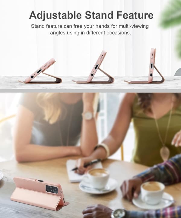 FODRAL TILL XIAOMI REDMI NOTE 11 5G MED FLIK, ROSA