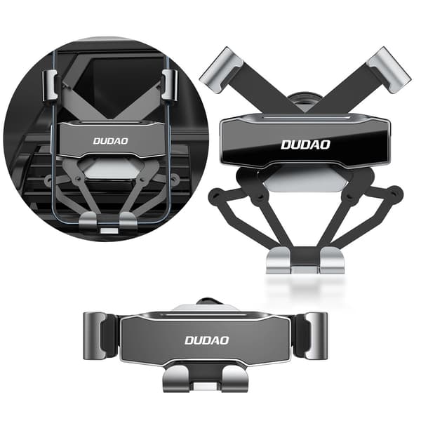 Dudao Gravity Bilholder til Smartphone Sort (F11Pro)
