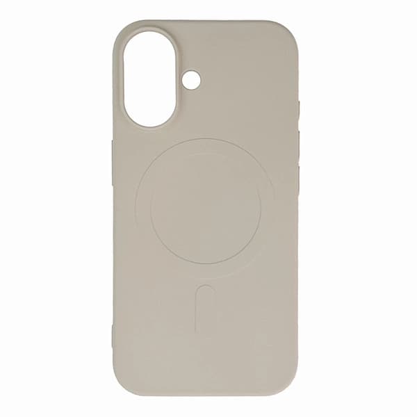 Flydende silikone-cover MagSafe til iPhone 16 - Beige