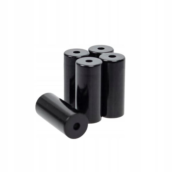 Gearskifterhusender, aluminium 4 mm, 5 stk. sorte