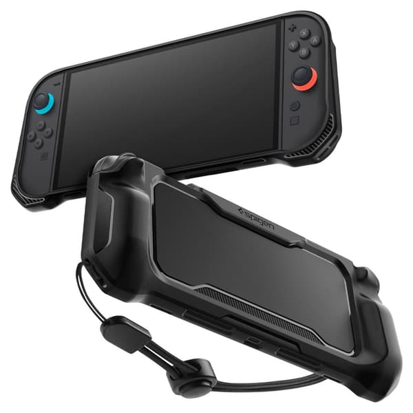 SPIGEN RUGGED ARMOR NINTENDO SWITCH 2 -OHJAINHALLIN, MATTA MUSTA