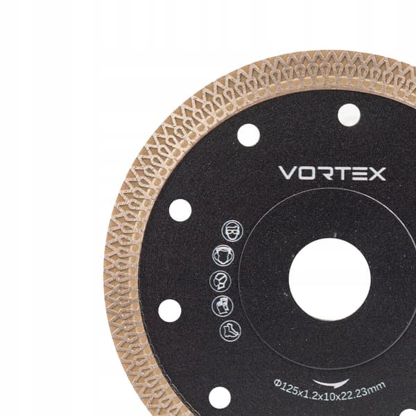 Diamantklinge til skæring af keramisk flise 125 mm VORTEX