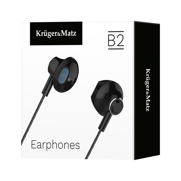 Kruger&Matz B2 kablede in-ear hovedtelefoner
