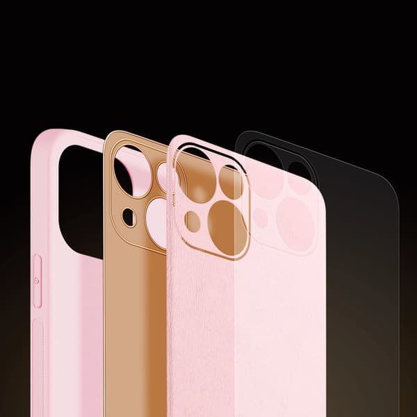Dux Ducis Yolo iPhone 14 Plus cover elegant pink kunstlæder