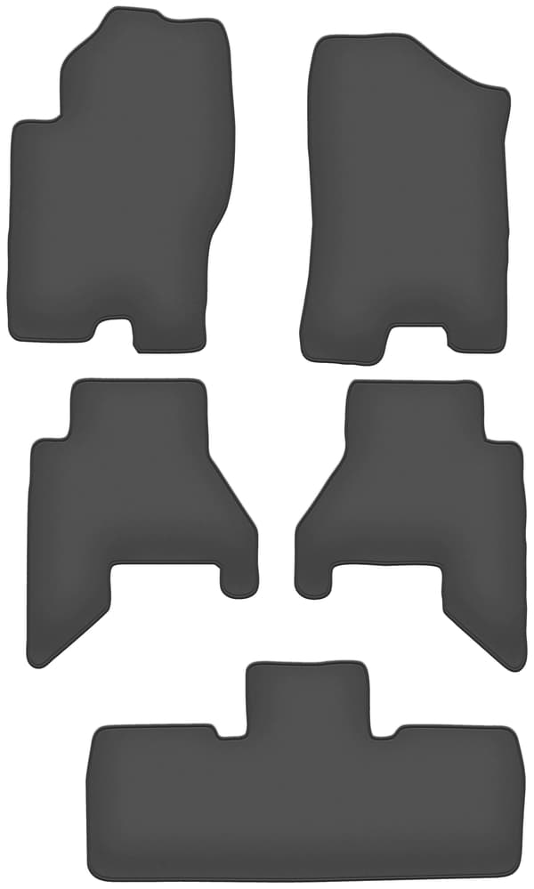 Premium bilmåtter til Nissan Pathfinder 7-sæders (før facelift) (2005-2010)