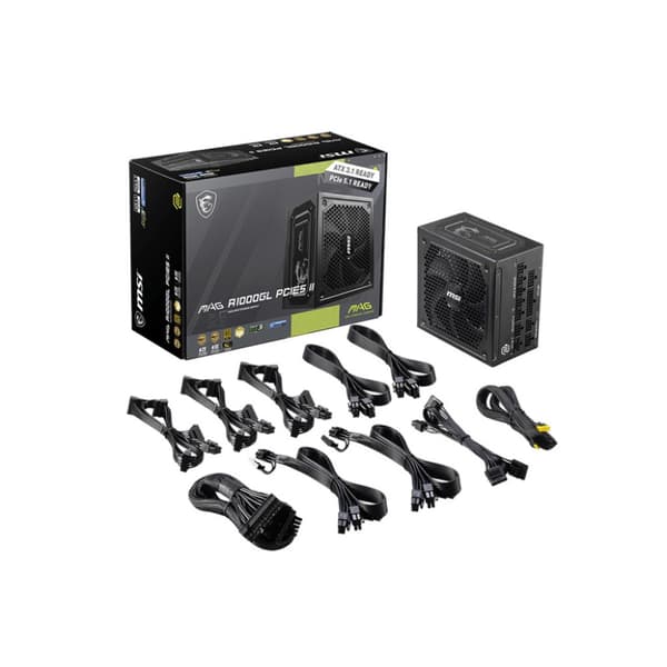 MSI MAG A1000GL PCIE5 II strømforsyning