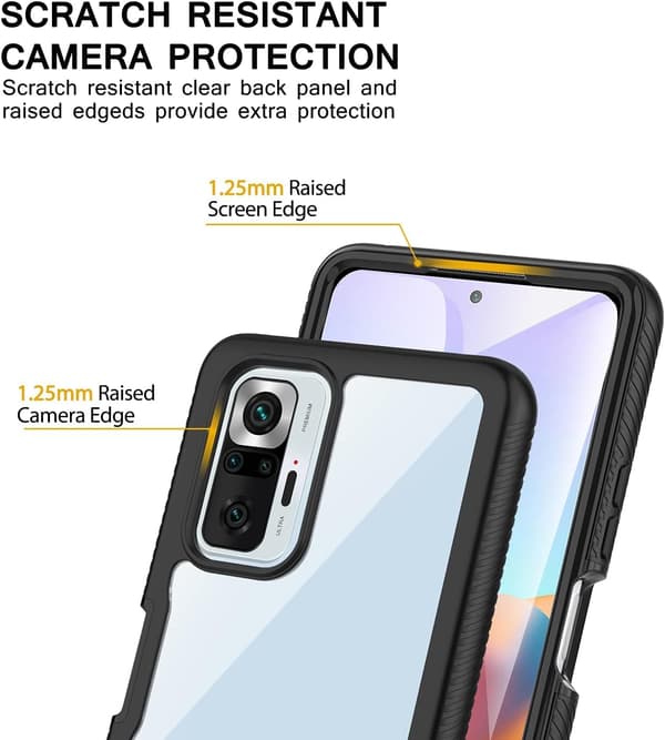FODRAL TILL XIAOMI REDMI NOTE 10 PRO DUBBELT SKYDD
