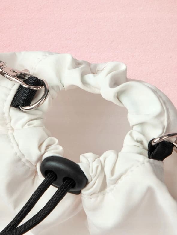 SHEIN KOSMETIKTASKE MED SNOR HVID SELECT