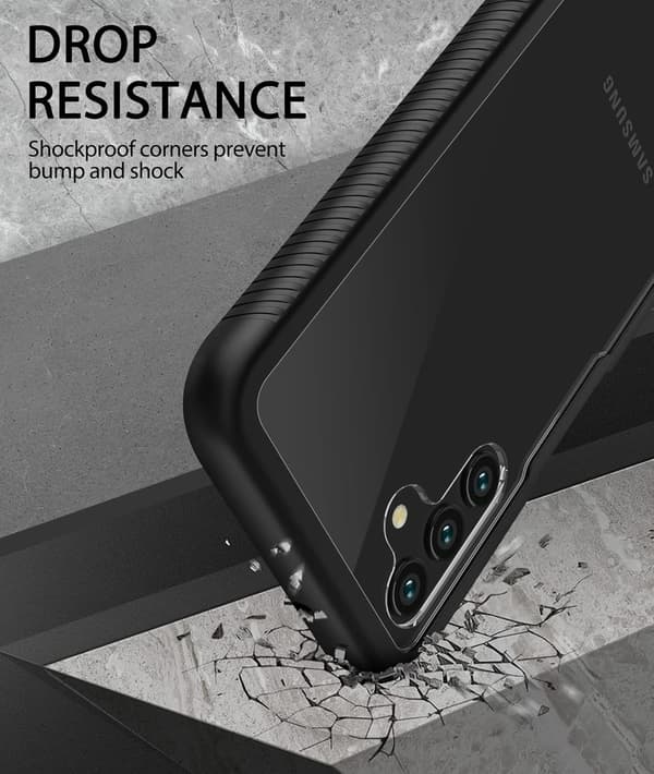 SORT ETUI TIL SAMSUNG GALAXY A13 5G FRONTBESKYTTELSE