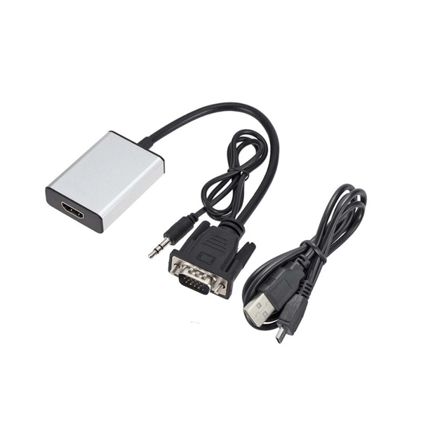 VGA + 3,5 mm jack - HDMI -muunnin