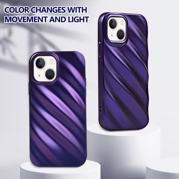 ETUI TIL APPLE IPHONE 13 SILIKONE LILLA A2482 A2631