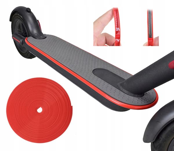 Xiaomi scooter deck beskyttelsestape, rød