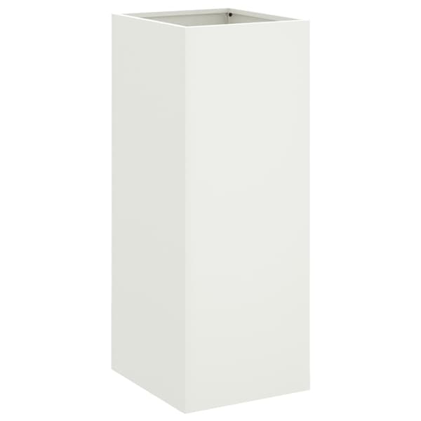 vidaXL Kruka, Vit, 32x29x75 cm, Stål
