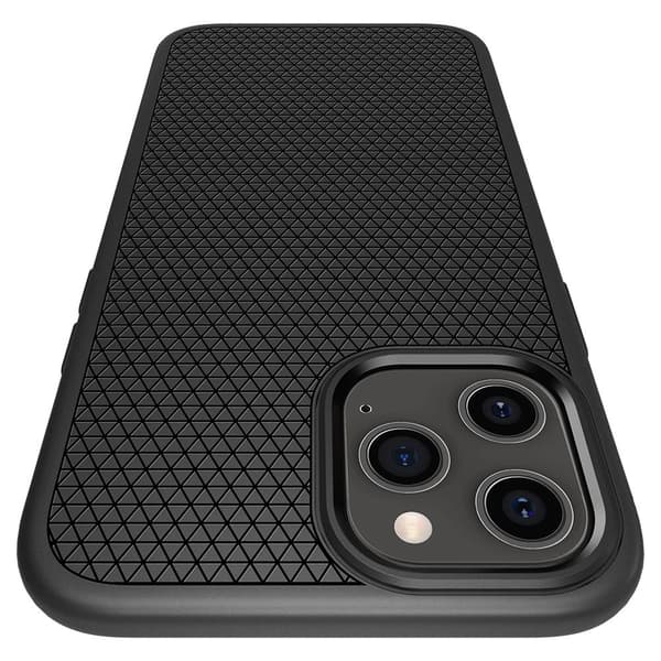 SPIGEN LIQUID AIR IPHONE 12/12 PRO MATTSVART
