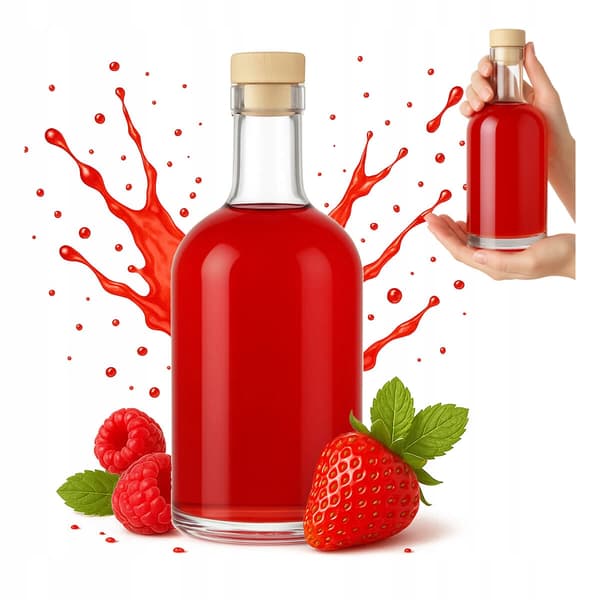50x Tadek 500 ml pullo + korkki likööri snapsi
