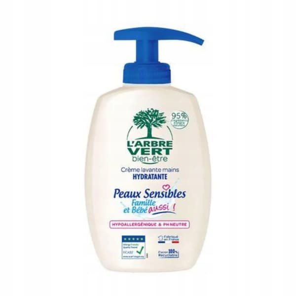 L'ARBRE VERT Flydende sæbe til følsom hud 300 ml