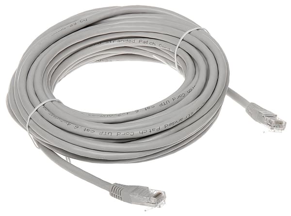 PATCHCAB RJ45/6/10-GRÅ 10 m