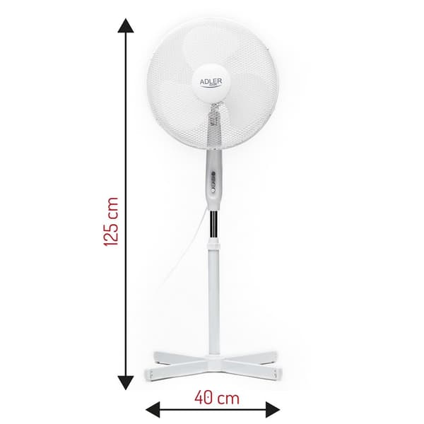 STÅENDE FLÄKT 40CM AD 7305 - DE-AD7305