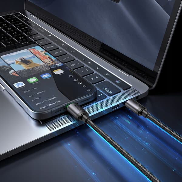 MCDODO USB-C-KAAPELI PIKALATAUS SAMSUNG APPLE USB TYPE C 3A 60W 3M