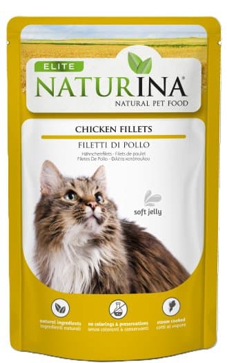 Naturina Elite | Kattefoder i gelé | 70 g pose - Kyllingefilet 70 g