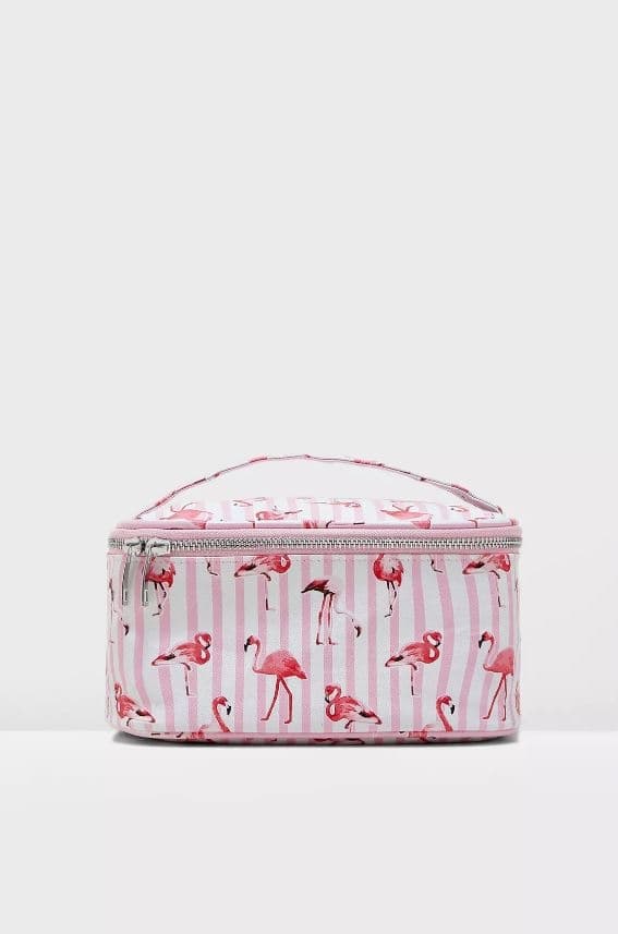Rosa Flamingo nackväska för damer