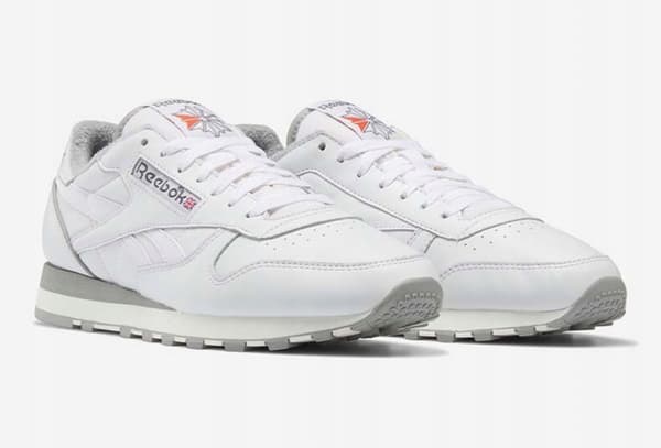 Reebok hvide snøresko MED læder 36 2Z2A4* BAGGRUNDE