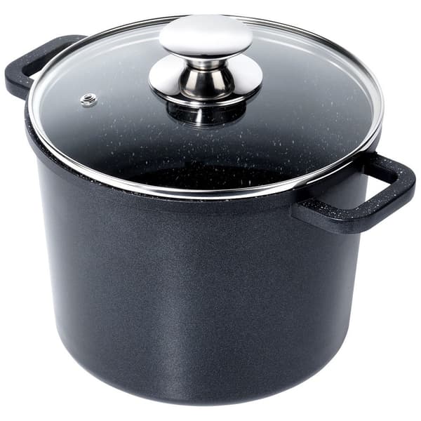 Hög granitgryta med glaslock GRANDE 4,2 l
