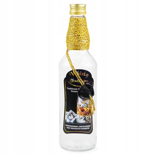 Monopoly-koristeltu pullo 500ml PERINTEINEN VISKI