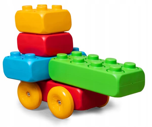 Marioinex Mega BLOCKS -tiilet + pyörät luova